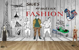 Avikalp MWZ3569 Shoes Box Fashion Boys HD Wallpaper for Fashion Boutique
