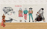 Avikalp MWZ3574 Fashion Clothes Girls HD Wallpaper for Fashion Boutique
