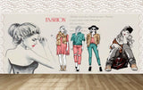 Avikalp MWZ3574 Fashion Clothes Girls HD Wallpaper for Fashion Boutique