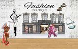 Avikalp MWZ3579 Fashion Boutique Building Clothes HD Wallpaper for Fashion Boutique