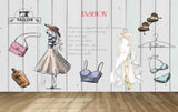 Avikalp MWZ3580 Fashion Girls Items Tailor HD Wallpaper for Fashion Boutique