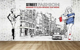 Avikalp MWZ3584 Street Shoppings Girls Fashion HD Wallpaper for Fashion Boutique