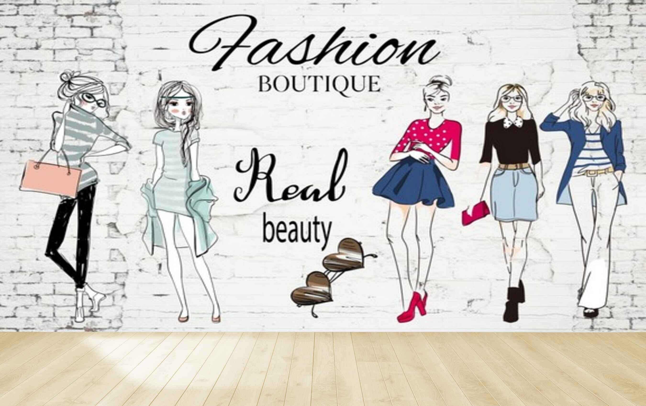Avikalp MWZ3585 Fashion Boutique Real Beauty HD Wallpaper for Fashion Boutique