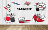 Avikalp MWZ3586 Makeup Items Nail Polish Shoes Xoxo HD Wallpaper for Fashion Boutique