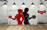Avikalp MWZ3588 Men Women Gym Dumbells HD Wallpaper for Gym Fitness