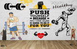 Avikalp MWZ3591 Gym Equipments Healthy Body HD Wallpaper for Gym Fitness