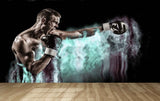 Avikalp MWZ3592 Men Boxing Smoky Falls HD Wallpaper for Gym Fitness