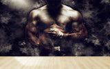 Avikalp MWZ3593 Smoky Fit Men HD Wallpaper for Gym Fitness