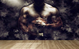 Avikalp MWZ3593 Smoky Fit Men HD Wallpaper for Gym Fitness