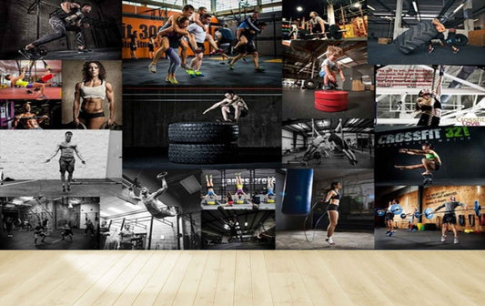 Avikalp MWZ3594 Athletic Games Players HD Wallpaper for Gym Fitness