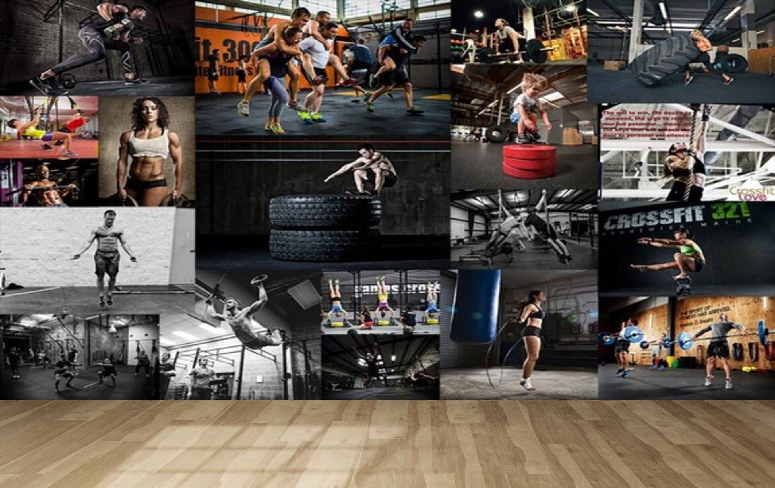 Avikalp MWZ3594 Athletic Games Players HD Wallpaper for Gym Fitness