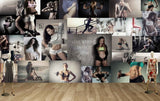 Avikalp MWZ3597 Girls Fit Gym Exercise HD Wallpaper for Gym Fitness