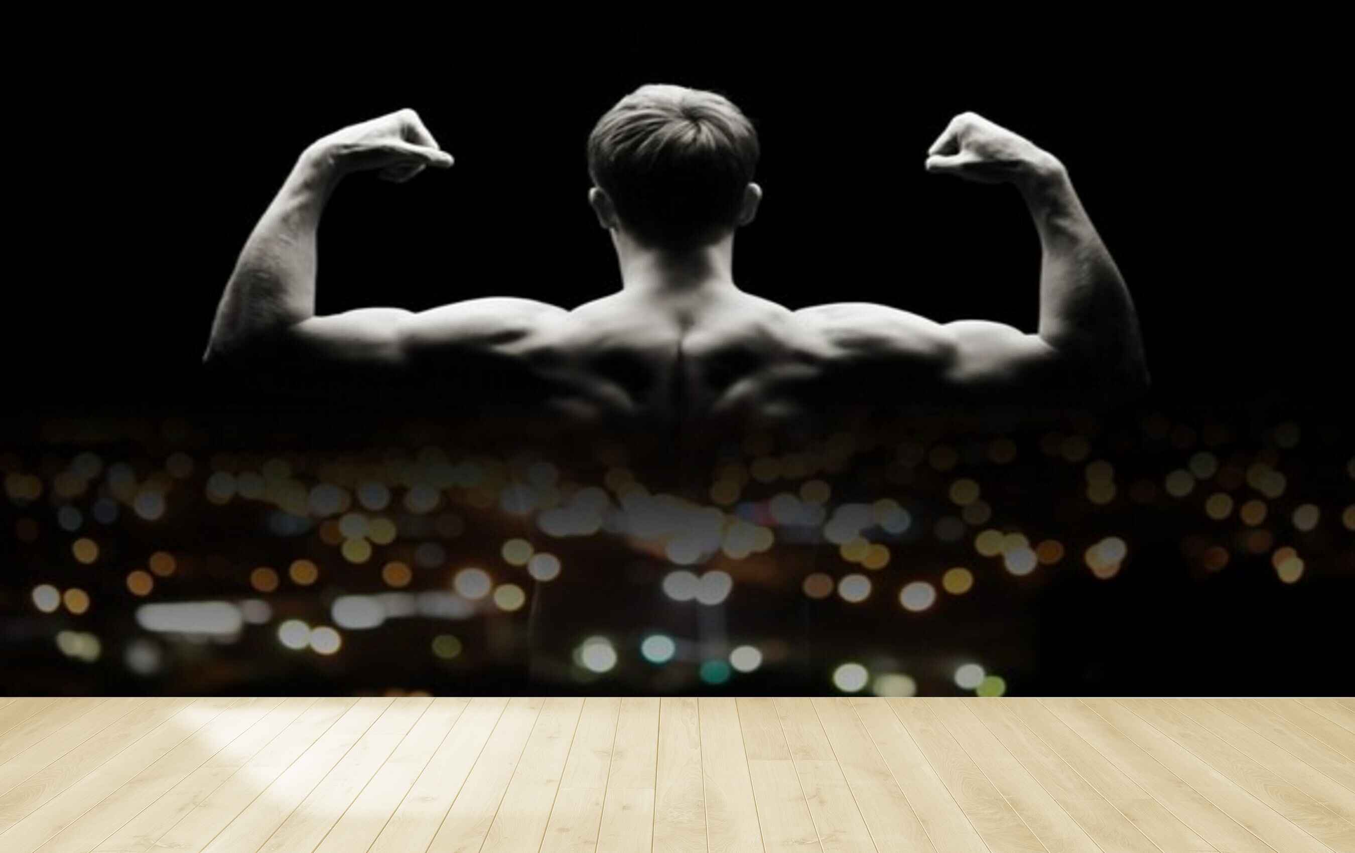 Avikalp MWZ3602 Strength Fit Boy HD Wallpaper for Gym Fitness