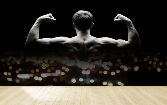 Avikalp MWZ3602 Strength Fit Boy HD Wallpaper for Gym Fitness