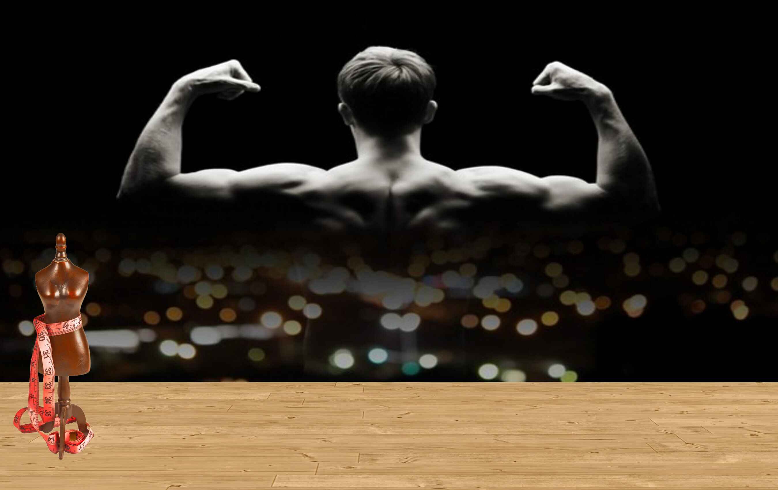Avikalp MWZ3602 Strength Fit Boy HD Wallpaper for Gym Fitness
