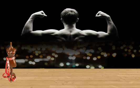 Avikalp MWZ3602 Strength Fit Boy HD Wallpaper for Gym Fitness
