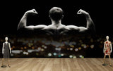 Avikalp MWZ3602 Strength Fit Boy HD Wallpaper for Gym Fitness