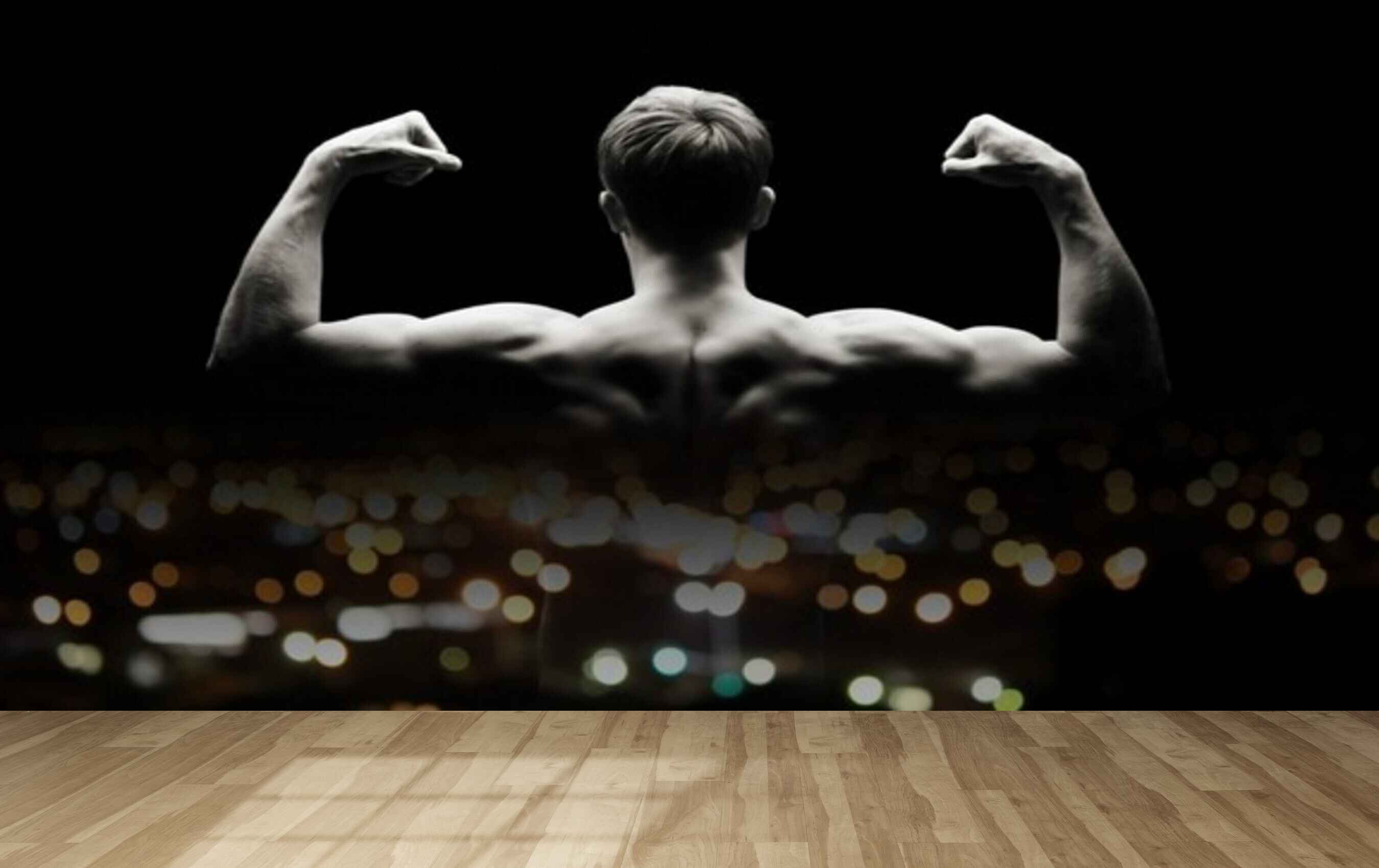 Avikalp MWZ3602 Strength Fit Boy HD Wallpaper for Gym Fitness
