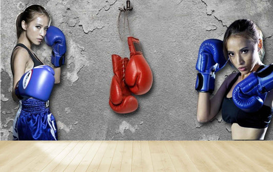 Avikalp MWZ3604 Girls Boxing Gloves HD Wallpaper for Gym Fitness