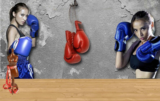 Avikalp MWZ3604 Girls Boxing Gloves HD Wallpaper for Gym Fitness