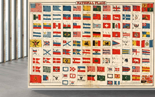 Avikalp MWZ3615 National Flags  Map HD Wallpaper