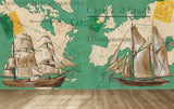 Avikalp MWZ3616 Ships Stamps Cards Map HD Wallpaper