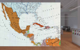 Avikalp MWZ3617 World Map Globe HD Wallpaper