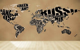 Avikalp MWZ3620 World Map Russia Canada USA HD Wallpaper