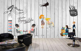Avikalp MWZ3633 Barber Shop Elegance Salon Girls Fashion HD Wallpaper for Salon Parlour