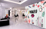 Avikalp MWZ3636 Makeup Beauty Nail Polish Lipstick HD Wallpaper for Salon Parlour