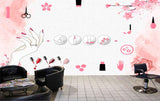 Avikalp MWZ3638 Girls Nails Fashion Arts Polishes HD Wallpaper for Salon Parlour