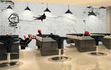 Avikalp MWZ3639 Barber Shop Salon Girls Fashion HD Wallpaper for Salon Parlour