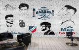 Avikalp MWZ3642 Man Salon Barber Shop HD Wallpaper for Salon Parlour