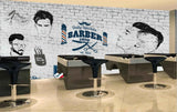 Avikalp MWZ3642 Man Salon Barber Shop HD Wallpaper for Salon Parlour