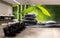 Avikalp MWZ3653 Green Stems Leaves Stones HD Wallpaper for Spa