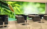 Avikalp MWZ3665 Leaves Bamboo Stem Water HD Wallpaper for Spa