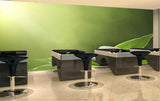 Avikalp MWZ3668 Stones Green Leaves Water HD Wallpaper for Spa