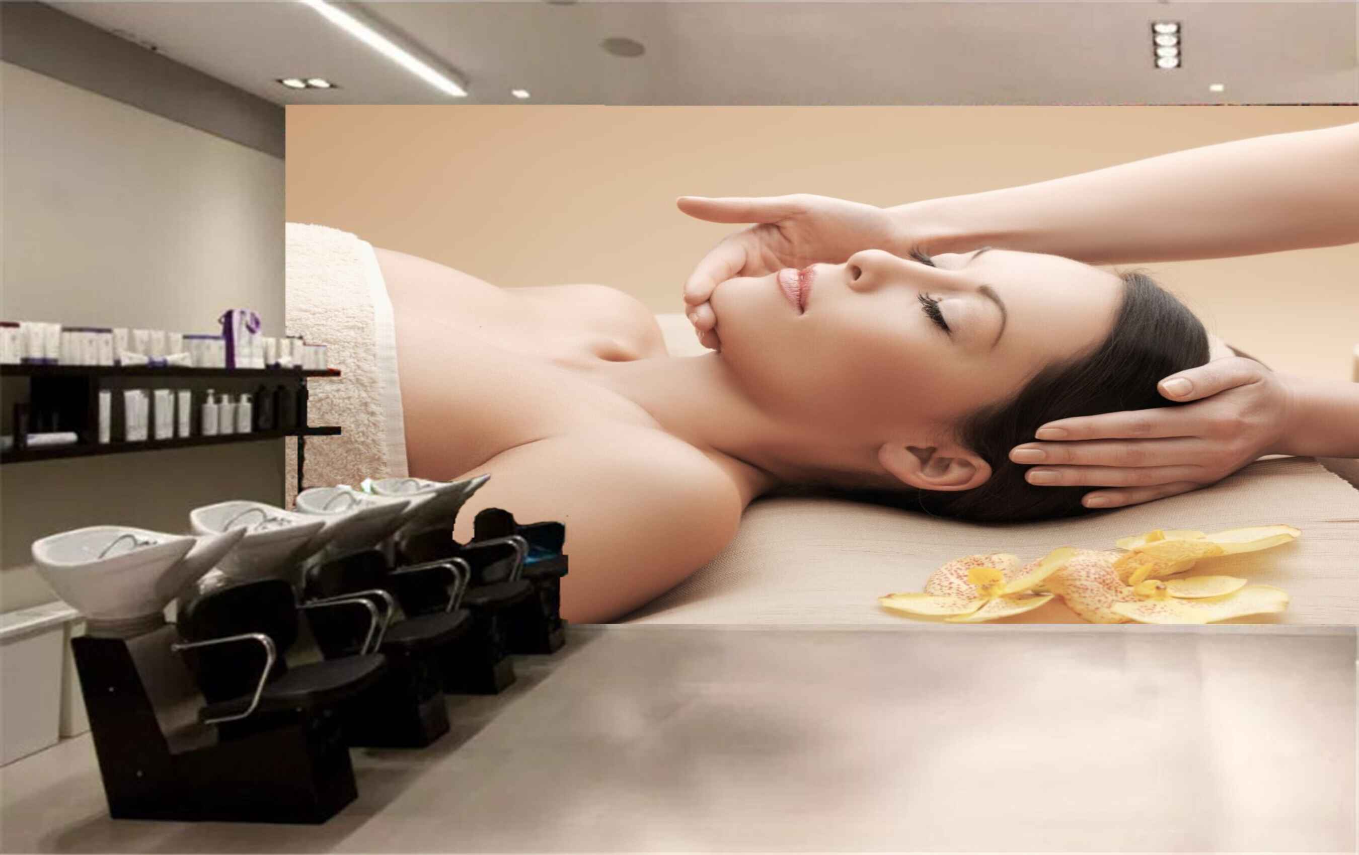 Avikalp MWZ3674 Women Massage Flowers HD Wallpaper for Spa