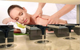 Avikalp MWZ3697 Body Massage Spa White Clothes Leaves HD Wallpaper for Spa