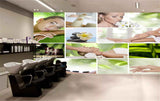Avikalp MWZ3702 Womens Body Spa Massage Flowers Stones HD Wallpaper for Spa