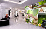 Avikalp MWZ3703 Beauty Women Spa Nature Stones HD Wallpaper for Spa