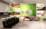 Avikalp MWZ3709 Spa Beauty Nature Stones Flowers HD Wallpaper for Spa