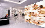 Avikalp MWZ3711 Body Massage Spa Yellow Flowers HD Wallpaper for Spa