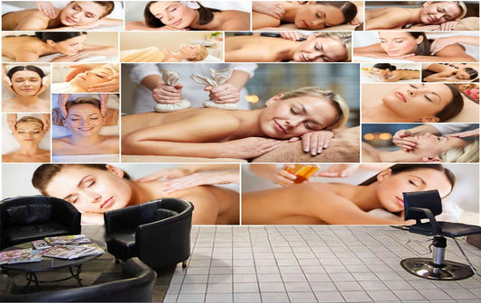 Avikalp MWZ3712 Beauty Body Massage Spa HD Wallpaper for Spa