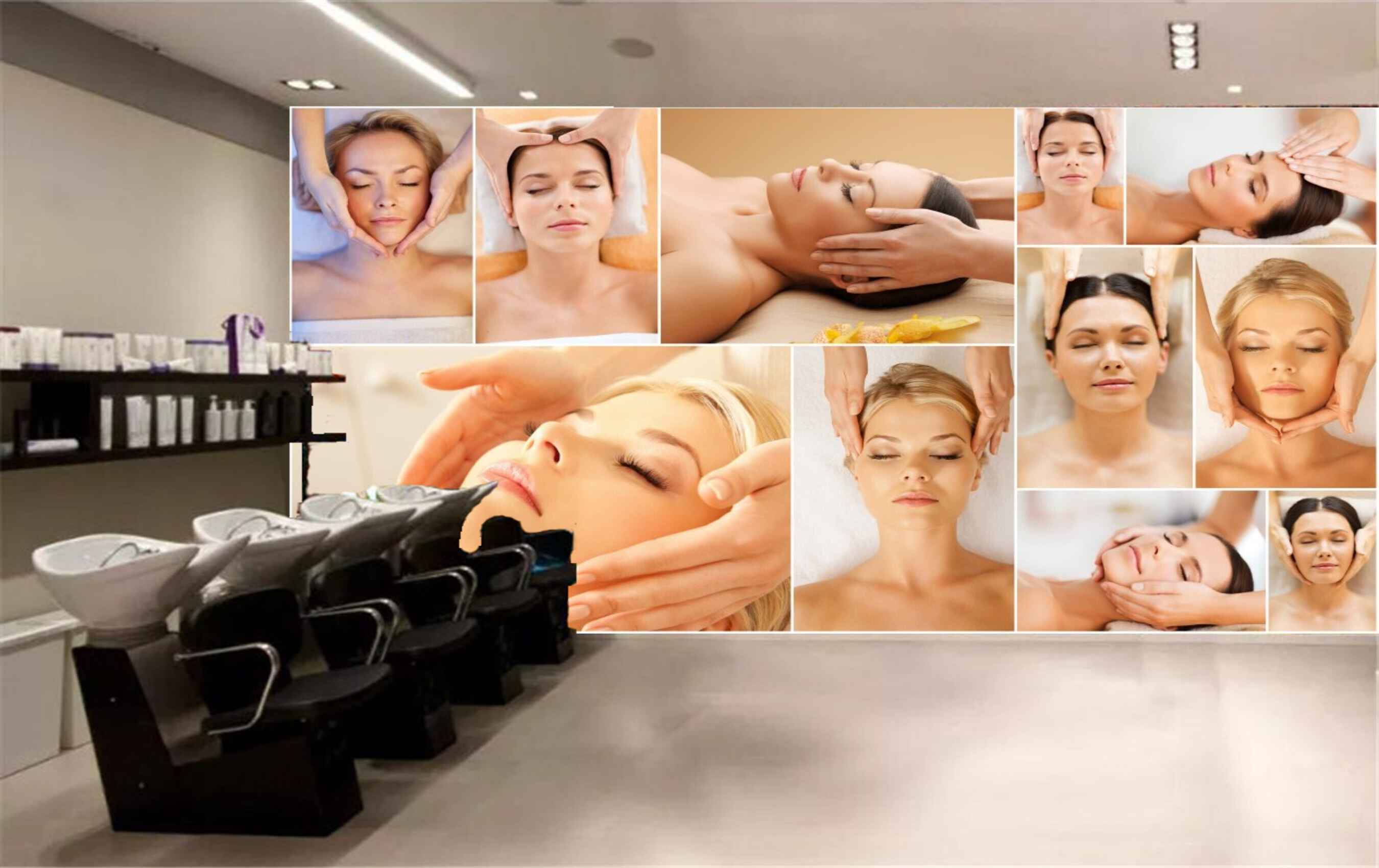 Avikalp MWZ3713 Beaty Spa Body Massage HD Wallpaper for Spa