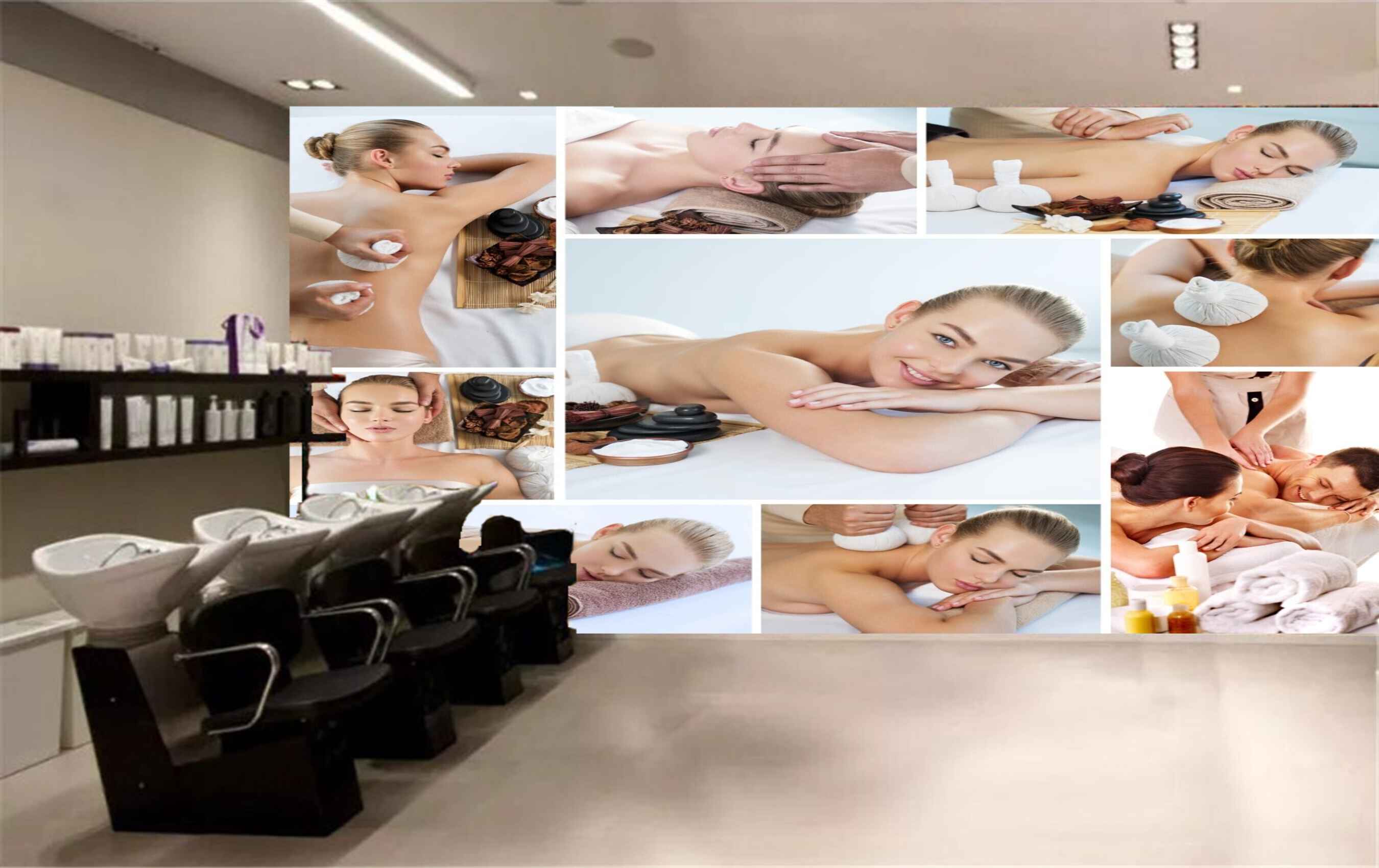 Avikalp MWZ3724 Women Body Spa Massages HD Wallpaper for Spa