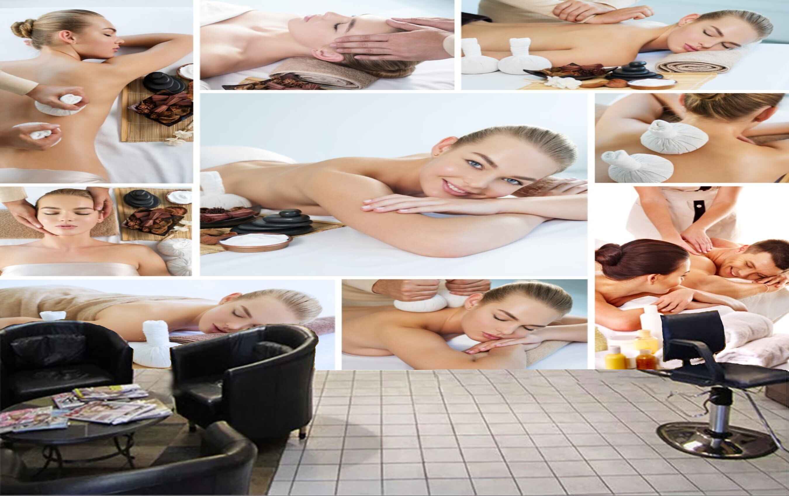 Avikalp MWZ3724 Women Body Spa Massages HD Wallpaper for Spa
