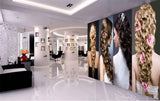 Avikalp MWZ3731 Girls Hair Braid Styles HD Wallpaper for Spa