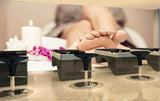 Avikalp MWZ3743 Foot Massage Candles Pink Flowers HD Wallpaper for Spa