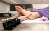 Avikalp MWZ3744 Foot Massage Purple Flowers Blankets HD Wallpaper for Spa